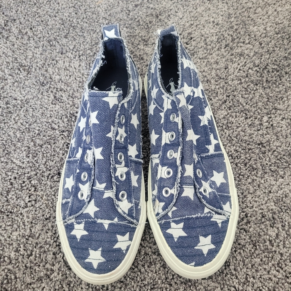 Corkys Blue Star Slip On Shoes